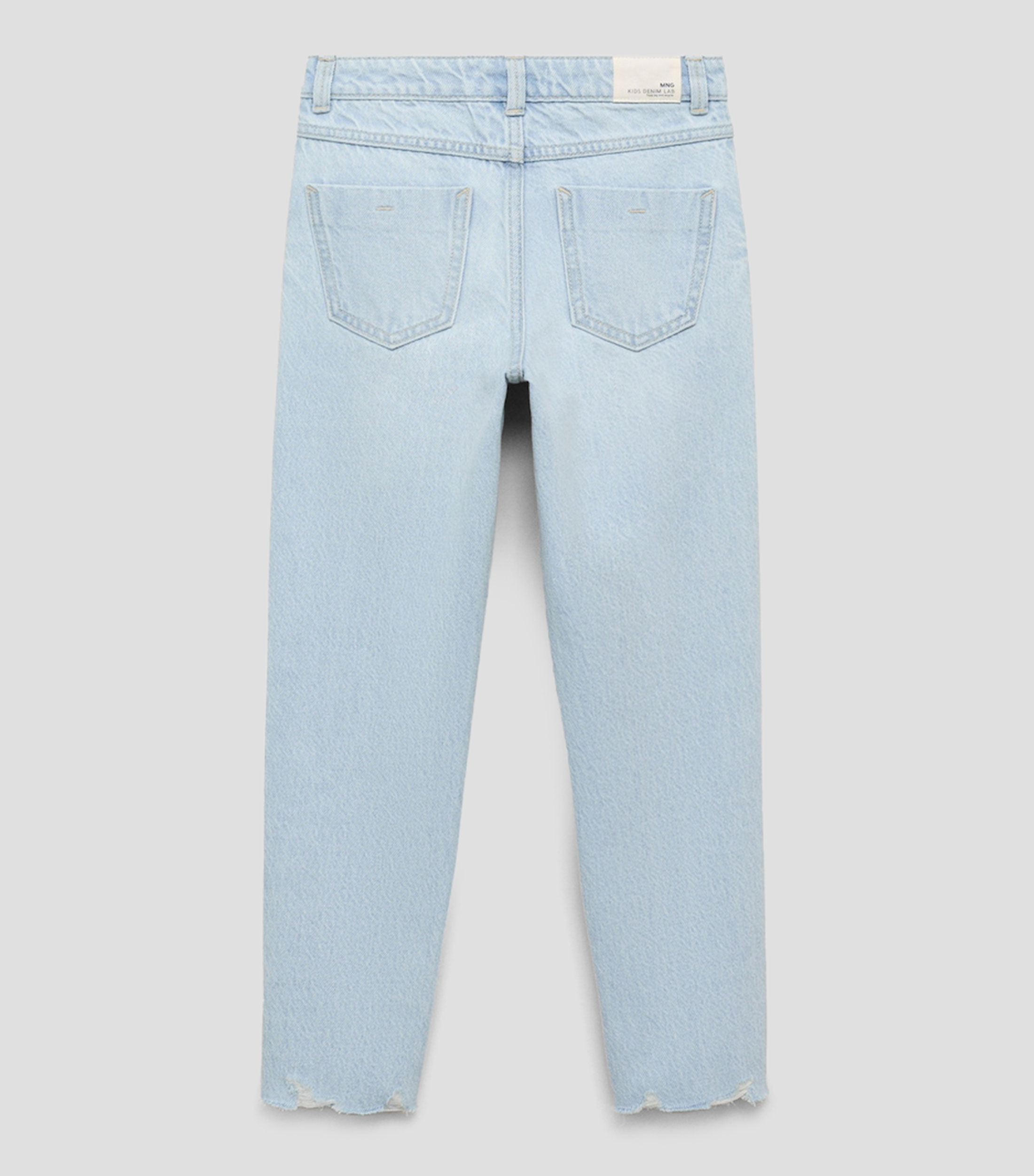 Jeans de corte mom fit Niña